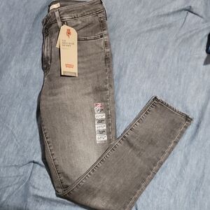 Levi's 721 HIGH RISE SKINNY Women's Charcoal Jeans Sz 30